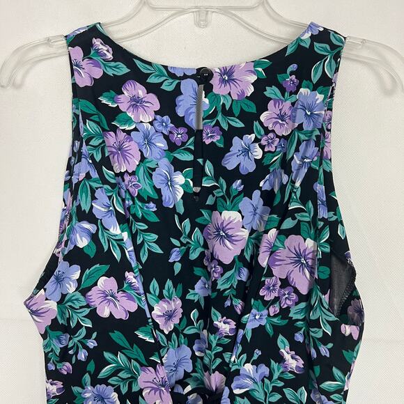 Vintage E.D. Michaels Dress Womens Small Floral Maxi Fairy Grunge Event Romantic - Picture 8 of 13